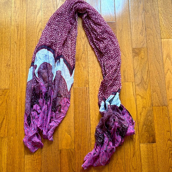Purple Starburst Scarf - Picture 3 of 3
